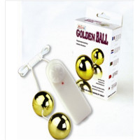 Вагинальные шарики Golden Balls с вибрацией от Baile Вагинальные шарики Golden Balls с вибрацией от Baile