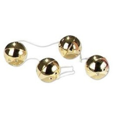 Вагинальные шарики 4 Gold Vibro Balls от Scala Вагинальные шарики 4 Gold Vibro Balls от Scala