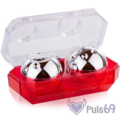 Вагинальные шарики Duotone Balls, Silver