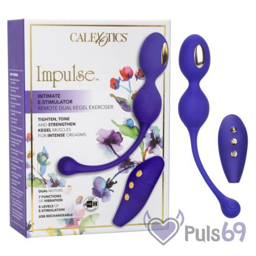 Тренажер Кегеля с электростимуляцией и вибрацией Impulse Intimate E-Stimulator Dual Kegel