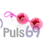 Вагинальные шарики Cute Love Balls со смещенным центром тяжести, розовые