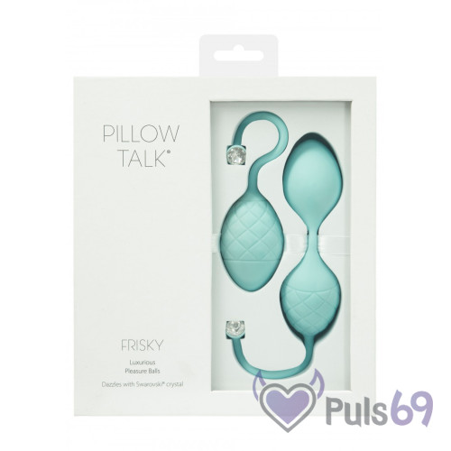Набор вагинальных шариков со смещенным центром тяжести Pillow Talk Frisky Pleasure Balls Pink Набор вагинальных шариков со смещенным центром тяжести Pillow Talk Frisky Pleasure Balls Pink