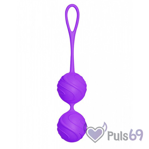 Вагинальные шарики для тренировок Odeco, premium Silicone Balls, фиолетовые Вагинальные шарики для тренировок Odeco, premium Silicone Balls, фиолетовые