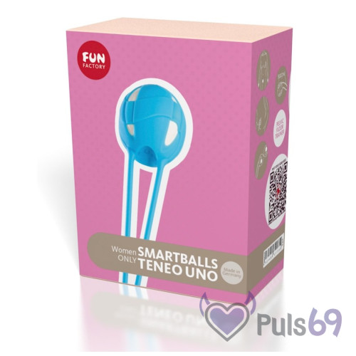 Вагинальный шарик Smartball Teneo Uno от Fun Factory, голубой