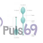 Набор вагинальных шариков со смещенным центром тяжести Pillow Talk Frisky Pleasure Balls Pink
