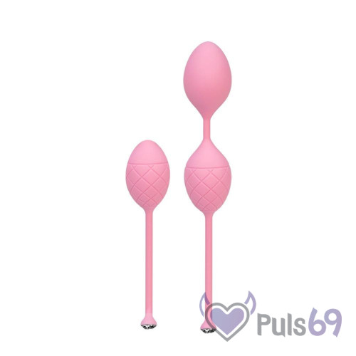 Набор вагинальных шариков со смещенным центром тяжести Pillow Talk Frisky Pleasure Balls Pink