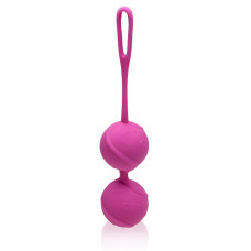Вагинальные шарики для тренировок Odeco, premium Silicone Balls, малиновые