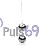 Вагинальные шарики Duotone Balls, Silver