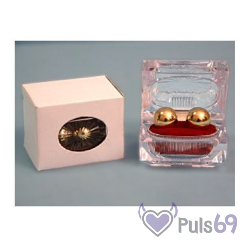 Вагинальные шарики Gold Balls In Presentation Box от Scala Вагинальные шарики Gold Balls In Presentation Box от Scala