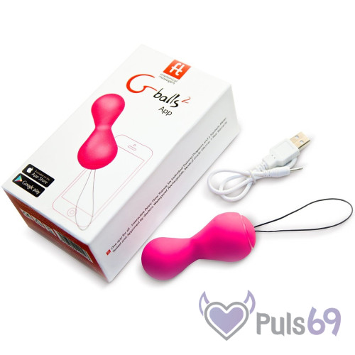 Вагинальный тренажер Gvibe G-Balls 2 Pink App Ready Вагинальный тренажер Gvibe G-Balls 2 Pink App Ready