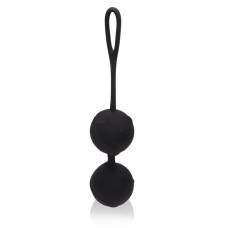 Вагинальные шарики для тренировок Odeco, premium Silicone Balls, черные