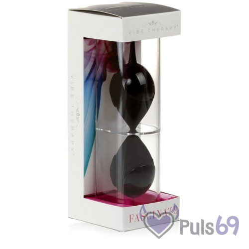 Вагинальные шарики Vibe Therapy Fascinate, черные, оригинал Вагинальные шарики Vibe Therapy Fascinate, черные, оригинал