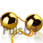 Вагинальные шарики со смещенным центром тяжести Basic Loveballs Gold от Orion