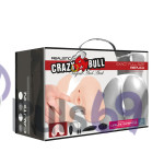 Мужской мастурбатор с вибрацией Crazy Bull The Realistic Vagina and Anal от Baile