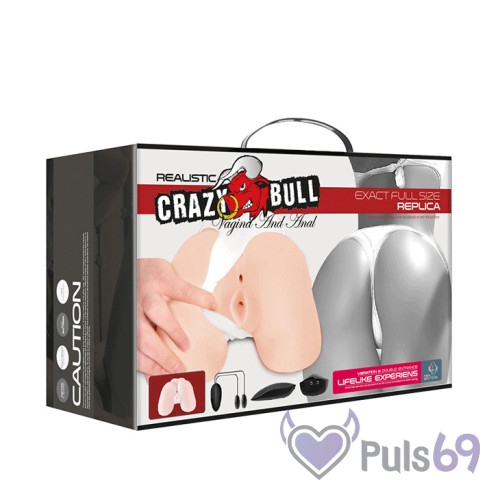 Мужской мастурбатор с вибрацией Crazy Bull The Realistic Vagina and Anal от Baile Мужской мастурбатор с вибрацией Crazy Bull The Realistic Vagina and Anal от Baile