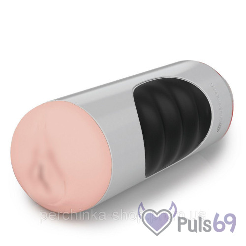 Мастурбатор с вибрацией Extreme Toyz Mega Grip Vibrating Stroker Pussy от Pipedream