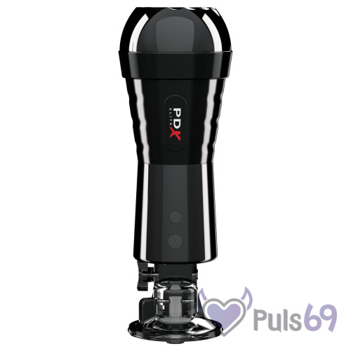 Мастурбатор с вибрацией и вакуумной стимуляцией PDX Elite Cock Compressor Vibrating Stroker от Pipedream Мастурбатор с вибрацией и вакуумной стимуляцией PDX Elite Cock Compressor Vibrating Stroker от Pipedream