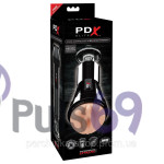 Мастурбатор с вибрацией и вакуумной стимуляцией PDX Elite Cock Compressor Vibrating Stroker от Pipedream
