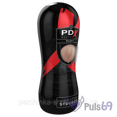 Мастурбатор с вибрацией PDX Elite Vibrating Stroker Pussy от Pipedream Мастурбатор с вибрацией PDX Elite Vibrating Stroker Pussy от Pipedream