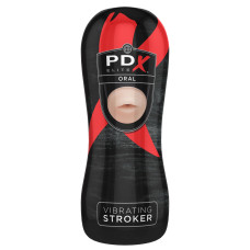 Мастурбатор с вибрацией PDX Elite Vibrating Stroker Oral от Pipedream Мастурбатор с вибрацией PDX Elite Vibrating Stroker Oral от Pipedream