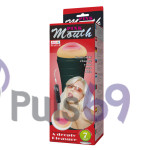 Мастурбатор Pink Mouth с вибрацией от Baile