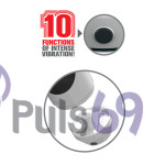 Мастурбатор с вибрацией Extreme Toyz Mega Grip Vibrating Stroker Pussy от Pipedream