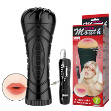 Мастурбатор Pink Mouth с вибрацией от Baile Мастурбатор Pink Mouth с вибрацией от Baile