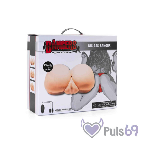 Реалистичный мастурбатор Bangers Big Ass Vibrating от Hidden Desire Реалистичный мастурбатор Bangers Big Ass Vibrating от Hidden Desire