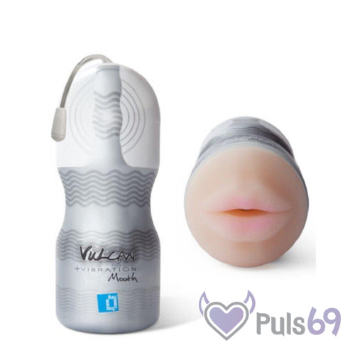 Мастурбатор с ротиком с вибрацией Vulcan Ripe Mouth Vibrating от Orion