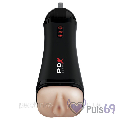 Мастурбатор с вибрацией и голосовым сопровождением PDX Elite Talk Back Super Stroker от Pipedream Мастурбатор с вибрацией и голосовым сопровождением PDX Elite Talk Back Super Stroker от Pipedream