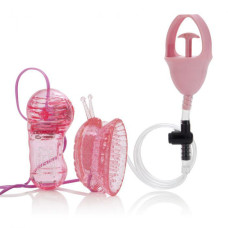 Вакуумная помпа с вибрацией Intimate Pump Butterfly Clitoral Pump