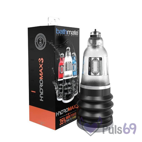 Гидропомпа Bathmate Hydromax 3 Transparant Гидропомпа Bathmate Hydromax 3 Transparant