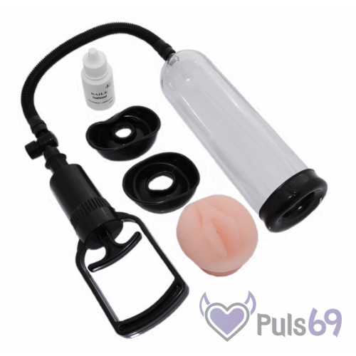 Вакуумная помпа с насадками Penis Pump Вакуумная помпа с насадками Penis Pump