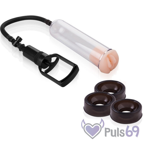 Вакуумная помпа с насадками Penis Pump Вакуумная помпа с насадками Penis Pump