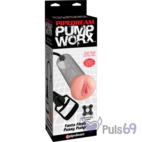 Вакуумная помпа Pump Worx Fanta Flesh Pussy Pump Вакуумная помпа Pump Worx Fanta Flesh Pussy Pump