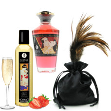 Подарочный набор Shunga Tenderness and Passion Collection Sparkling strawberry wine Подарочный набор Shunga Tenderness and Passion Collection Sparkling strawberry wine