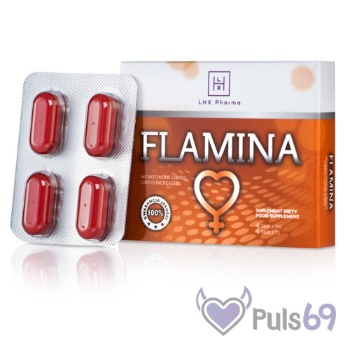 Flamina таблетки 4 шт, натуральный аналог женской Виагре