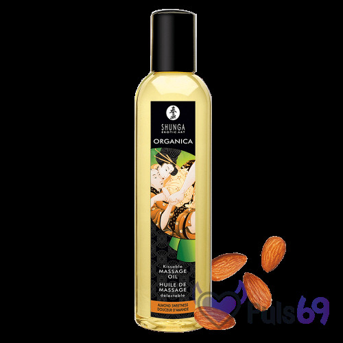 Органическое массажное масло Shunga Organic Massage Oil Almond Sweetness 250 мл