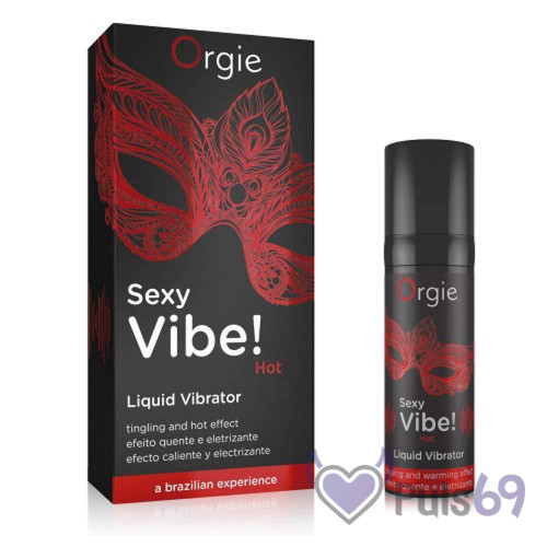 Жидкий вибратор Orgie Sexy Vibe! Hot Liquid Vibrator