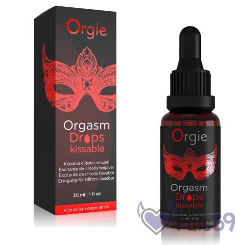 Стимулирующие капли для женщин Orgie Orgasm Drops Kissable