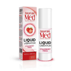 Жидкий вибратор Amoreane Medical Lubricant Liquid Vibrator Strawberry 30мл Жидкий вибратор Amoreane Medical Lubricant Liquid Vibrator Strawberry 30мл
