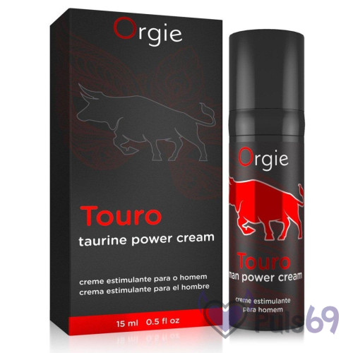 Крем для усиления эрекции Orgie Touro Erection Cream
