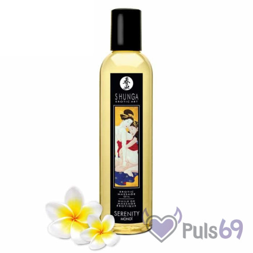 Массажное масло Shunga Erotic Massage Oil с ароматом монои 250мл