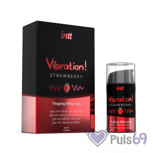 Жидкий вибратор Intt Vibration Strawberry