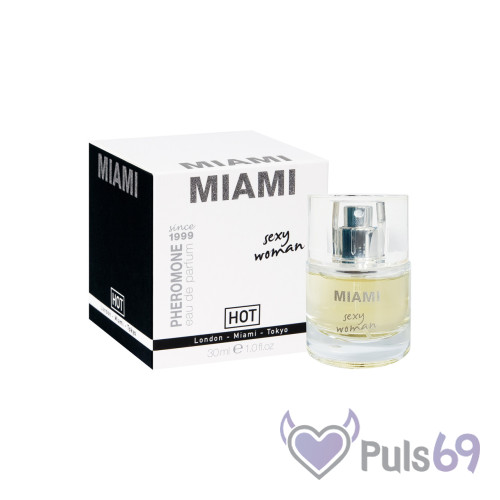 Духи с феромонами для женщин HOT Pheromone Parfum Miami Sexy Woman, 30 мл Духи с феромонами для женщин HOT Pheromone Parfum Miami Sexy Woman, 30 мл