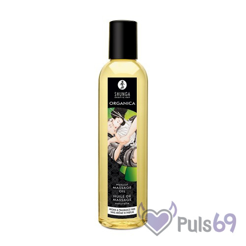 Органическое массажное масло Shunga Organic Massage Oil Aroma Fragrance Free 250 мл