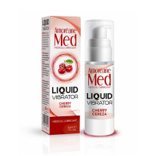Жидкий вибратор Amoreane Medical Lubricant Liquid Vibrator Cherry 30мл Жидкий вибратор Amoreane Medical Lubricant Liquid Vibrator Cherry 30мл