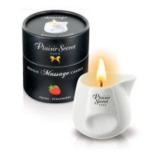 Массажная свеча Plaisirs Secrets Strawberry с запахом клубники