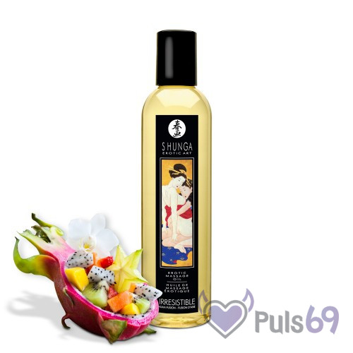 Массажное масло Shunga Erotic Massage Oil с ароматом азиатских фруктов 250мл