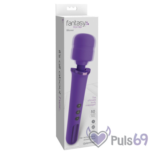 Вибромассажер Fantasy For Her Her Rechargeable Power Wand от Pipedream Вибромассажер Fantasy For Her Her Rechargeable Power Wand от Pipedream